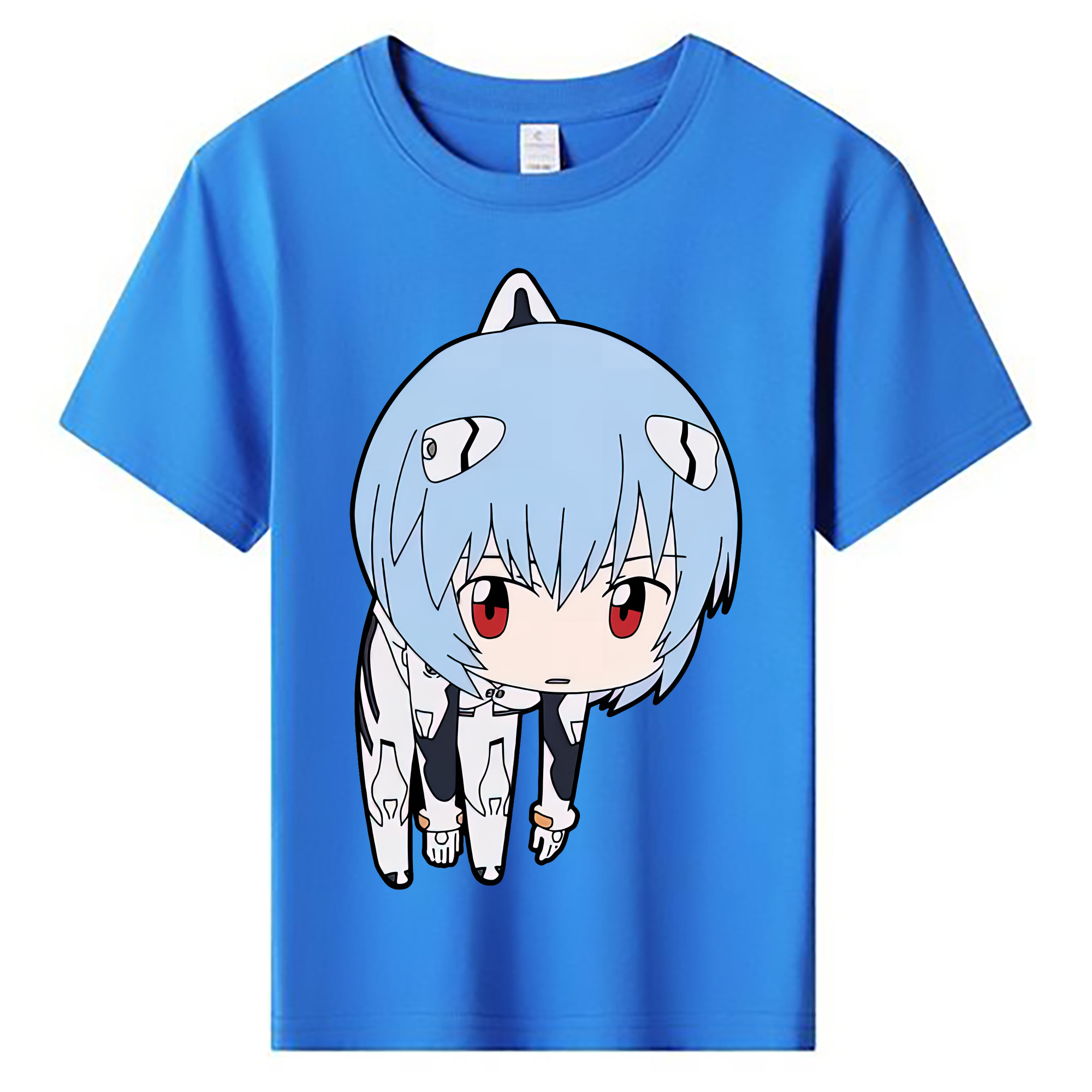 （画像用） EVA 新世紀エヴァンゲリオン 綿100％キッズTシャツ（フロントプリント）